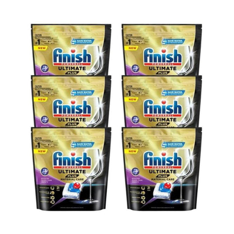 Finish Ultimate Plus 186 Dishwasher Tablets FINISH-3292118X6