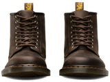 Dr. Martens 1460 8 Up Crazy Horse Leather Boots Shoes - Gaucho Brown V563-11822203-GCH-3