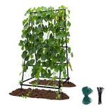 XL Heavy Duty Garden Trellis for Climbing Plants with Netting V178-66996