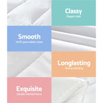 Giselle Bedding 800GSM Goose Down Feather Quilt King QUILT-GOOSE-800-K