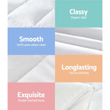 Giselle Bedding 800GSM Goose Down Feather Quilt Queen QUILT-GOOSE-800-Q