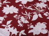 Ramesses Spring Red 3 Pcs Bamboo Blend Ultrosonic Reversible Comforter Set King V442-KIT-COMFORTER-3PCSSPRING-RED-KI