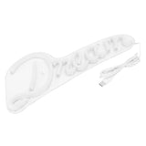 LED Neon Lamp Unique USB Powered Wall Neon Sign Party Holiday Bedroom Decoration Blue V1294-YM0901-3119210049911