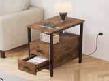 Levede Side Table Narrow Coffee End Table NI1055