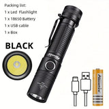 powerful rechargeable magnetic outdoor lighting, long-range V1102-124-74568-BLK-12W