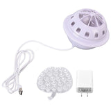 Mini Ultrasonic Dishwasher Portable USB Household Fruit Dishwasher for Home KitchenWhite V1294-YM0523-3113210186111