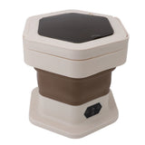 Portable Washing Machine 8L Capacity Multifunctional Foldable Mini Laundry Washer for Clothes Socks V1294-YM0901-3113240221613