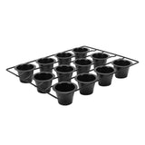12 Cup Muffin Pan Carbon Steel Cupcake Baking Pan Anti Stick Cupcake Tin for Home Kitchen V1294-YM0901-3118260024111