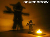 6PCS Halloween Table Decorations Ghost Sign Candle Holder Set for Home Farmhouse Indoor Party Decor, V1237-ZY00B0DBZ9FNPH