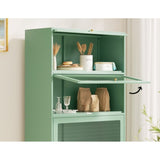 Artiss Buffet Sideboard Metal Cabinet - ELIA Green AI-SIDE-M-5D-02-GN-AB