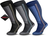 OutdoorMaster Thermolite Merino Wool Ski Socks, Compression Thermal Snowboarding Socks for Men & V1168-B0FRMK4R2B