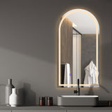 EMITTO LED Wall Mirror Arch Anti-fog 50*90cm 50x90 DECO1020-50X90_NZ