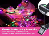 Halloween Lights, 114ft 300 LED Connectable Halloween String Lights with 8 Modes, Waterproof Low V1258-DP02-C-410