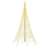 3.6M Christmas Tree 800 LED Solar Net Lights Jingle Jollys XMAS-FAIRY-SOLAR-NET-12FT-WARM