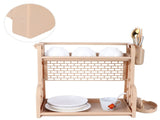 Multifunctional Kitchen Storage Rack Seasoning Bottle Storage Shelf Spice Rack HolderCoffee V1294-YM0901-3118210077411