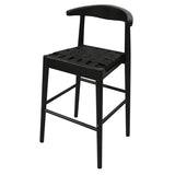 Elliot Leather Kitchen Counter Stool V199-BR091NKLHB