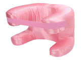 Face Pillow Silk Fabric Memory Foam Soft Cushioning Ergonomic Beauty Pillow for Back Sleep Roseate V1294-YM0901-3117240292713