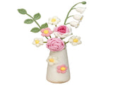 Simulation Woolen Flower Handmade Knitting Artificial Flower Crochet Knitted Flower with Ceramic V1294-YM0706-231120HL02-4