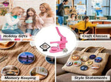 58mm Button Maker Machine DIY Badge Making Pin Press Machine with All-Inclusive Accessories for V985-BUTTONMAKERMACHINE