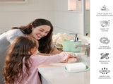 Set 4 Pcs Green Bathroom Accessories,Cute Bathroom Decor,Plastic Soap Dispenser and Toothbrush V1189-WXFWAL-20260319-00055