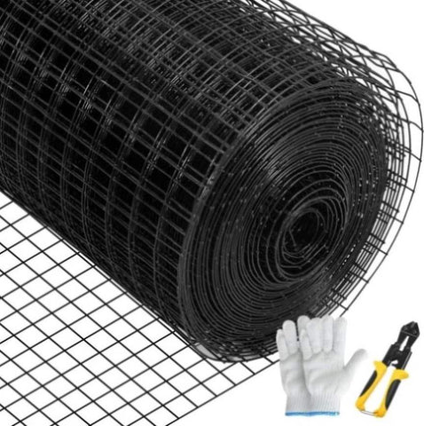VEVOR Hardware Cloth, 48" x 50' & 1"x1" Mesh Size, Galvanized Steel Vinyl Coated 16 Gauge V952-YXHJWHSBDDWC4TJ89V0