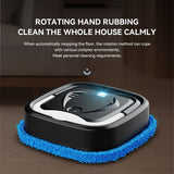 White P6 Smart Robotic Mop and Floor Cleaner for Full Home Cleansing High Power, Wet & Dry Dual V888-ELOSUNG52150