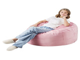 91 cm Round Bean Bag Chair with Removable Cover & Dutch Velvet Pink V952-YXDDY3539INCTJHGXV0