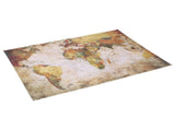 World Map Rug Anti Slip Floor Mat Soft Area Rug Carpet for Home Living Room V1294-YM0901-JY02165