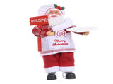 Santa Decoration Cute Image Santa Figurines Doll Toy Holiday Style Tabletop Santa Ornament for Party V1294-YM0901-3115240088513
