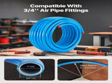Air Compressor Line Kit, 100FT x 3/4", HDPE-Aluminum Compressed Air Piping System, Leak-Proof, V952-YSKQGDXT34INQP8IVV0