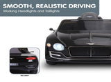 Kahuna Bentley Exp 12 Licensed Speed 6E Electric Kids Ride On Car - Black CAR-BEN-BK