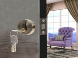 Heavy Duty Golden Deadbolt Lock Single Cylinder Keyed Entry for Door V1370-AZ4-14587