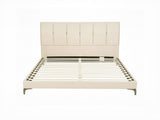 Artiss Queen Bed Frame Upholstered Platform Bed with Tufted Headboard 300kg Support BFRAME-G-ZENITH-Q-BG-ABC