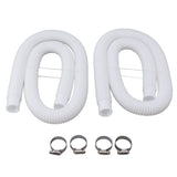 Swimming Pool Replacement Hoses with Clamps for 300 330 530 1000 Gallon Pool Pump V1294-YM0703-3111230125411