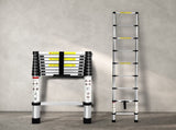 Traderight Multipurpose Ladder Telescopic 2.6M Silver 2.6 Meter HW0076-2.6M