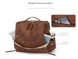 Grey Women's Vintage PU Leather Anti-Theft Backpack - Convertible Shoulder Bag & Laptop Rucksack for V888-ELOSUNG32412