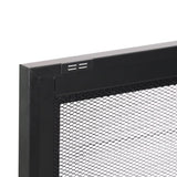 Levede Storage Cabinet Steel Kitchen Black CH1073-BK