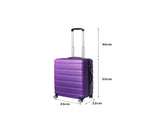 Slimbridge 20" Carry On Luggage Case Purple 20 inch LG1009-20-PP_NZ