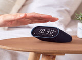 Lexon Ray Clock Lcd Alarm Clock With Temperature / Humidity Display - Blue V398-LD-LR155OB3
