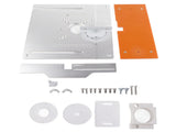 Aluminium Router Table Insert Plate Table for Woodworking Benches Router Plate Wood Tools Milling V1294-YM0703-3114230068011