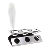 Bottle Drain Drying Rack 304 Stainless Steel Silicone Pad Silver 3 Holes Soda Bottle Drying Rack for V1294-YM0523-3118220075811