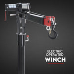 800kg Electric Hoist Winch Crane 12V Swivel Car Truck UTE Lift 360&deg; Pick Up V379-EWINCHCRANE001