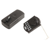Electronic Keypad Lock Front Door Entry Deadbolt Lock Multifunctional Password Lock with Key Black V1294-YM0901-3114230106111