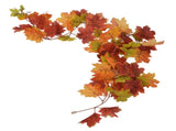 Decorative Artificial Maple Garland Fall Leaf Garland Decoration Thanksgiving Halloween Fake Maple V1294-YM0523-3115210217311