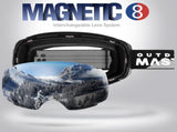 OutdoorMaster Ski Goggles PRO - Frameless, Interchangeable Lens 100% UV400 Protection Snow Goggles V1168-BP-AMQB-OTBU