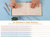 44 Piece School Supplies Set with Pencil Case Pastel Highlighters and Gel Pens Pink, 22 x 10.5 x 6.5 V1237-ZY-818-300