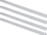 E Track Tie-Down Rail Kit, 24PCS 1524 mm E-Tracks Set Includes 8 Steel Rails & 8 O-Rings & 8 V952-YSDXE5FT32PCSRMMSV0
