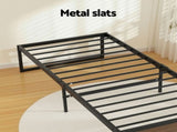 Artiss Bed Frame Metal Frame Single Bed Base 2 Drawers OSLO MBED-C-OSLO-S-DRAW