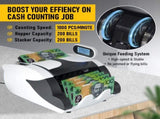 Money Counter Machine with UV, Bill Counter Suitable for AUD Dollars V1181-MC-2100