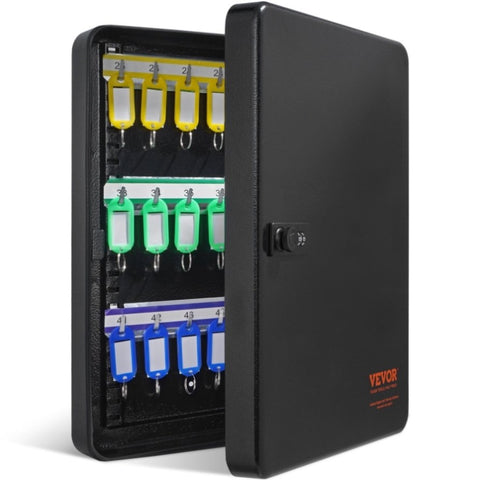 VEVOR 48-Key Cabinet, Key Safe with Combination & Key Lock, Digital Security Storage Box Steel Key V952-YCAQJHS48PCSWJCW9V0